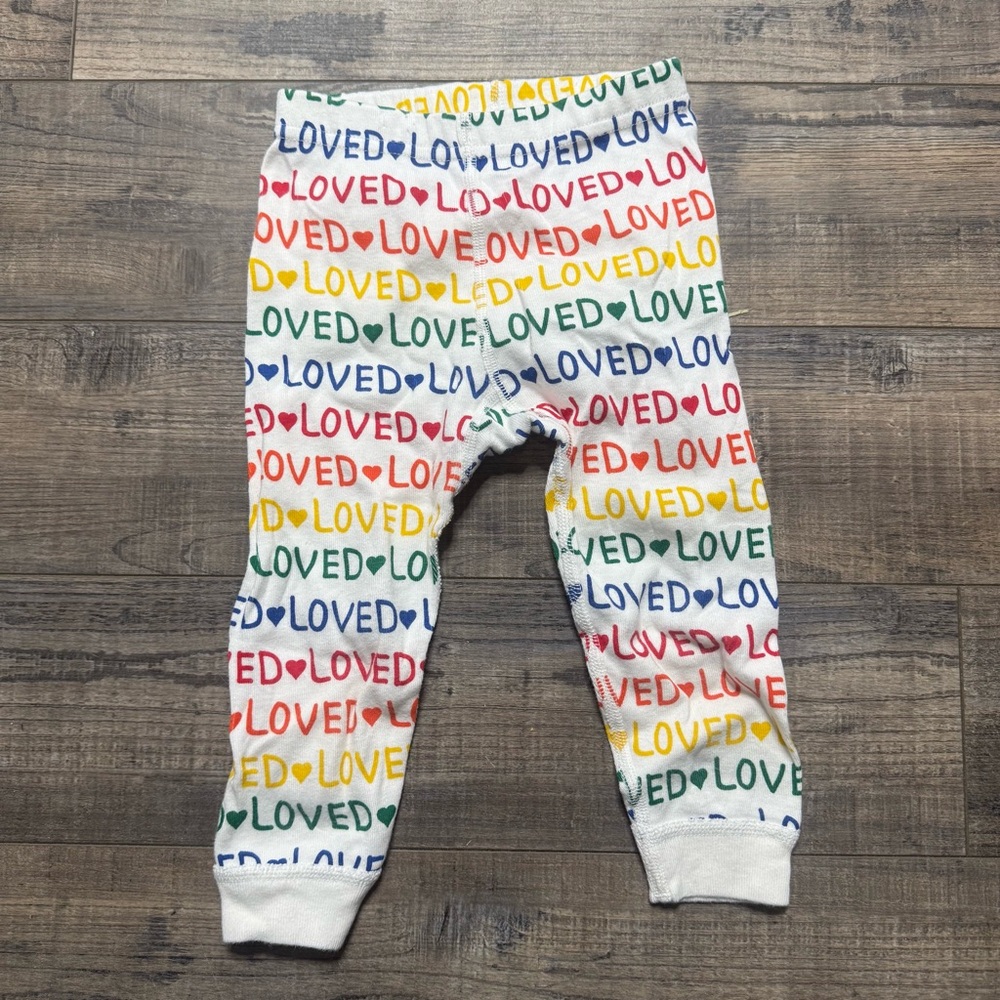 Hanna Andersson Loved Pride Multicolor Organic Cotton Pajamas Size 2T - Picture 6 of 6